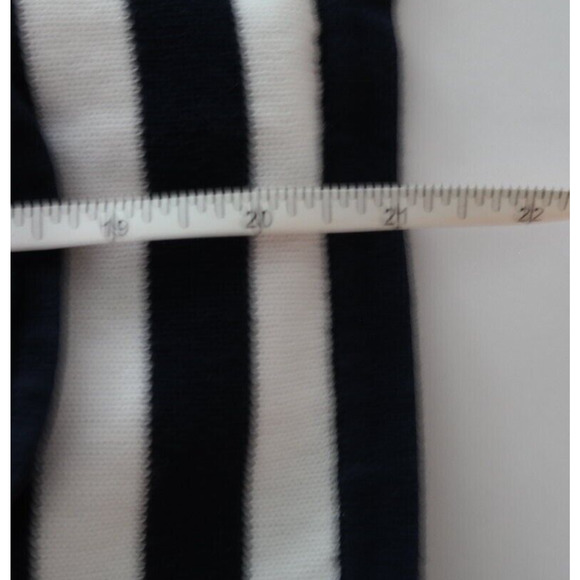 Banana Republic Women’s Size 2 Navy & White Striped Sweater Blazer - Picture 12 of 12